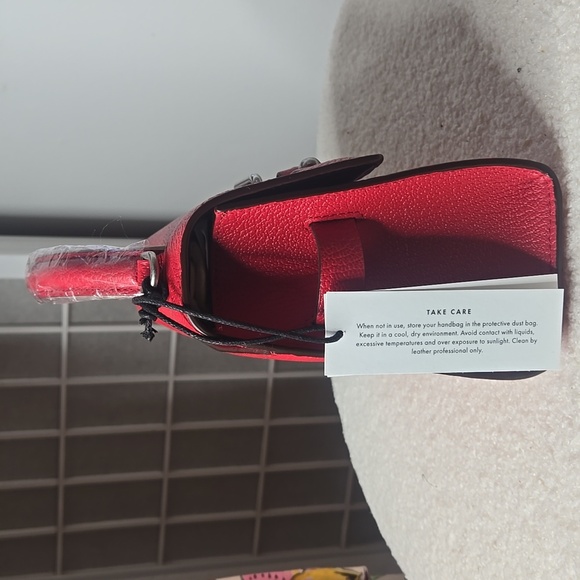 NWT Rebecca Minkoff Lou Top Handle Leather Crossbody - Picture 9 of 13